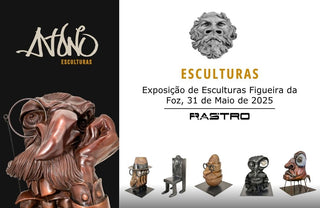 António Expõe Esculturas na Galeria O Rastro da Figueira da Foz