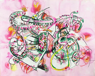 Rik-Lina-Plankton-Fiesta-2-aguarela-e-acrilico-sobre-papel-45-x-57-cm