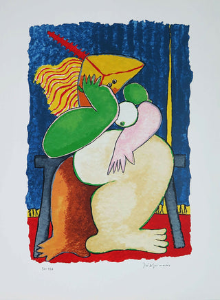 CR129-Jose-de-Guimaraes-Longa-espera-serigrafia-sobre-papel-no-50-120-76-x-555-cm
