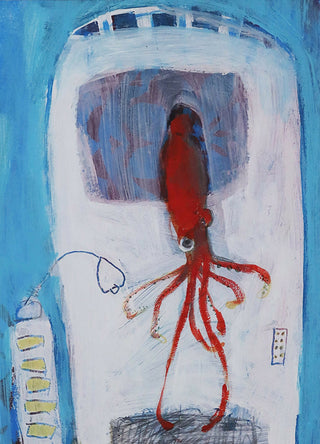 Anna-stankiewiez-Octopus-acrilico-s-papel-29x20-cm-mold-42x32-cm-2011