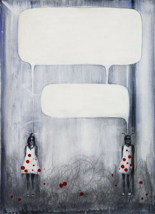 Anna-Stankiewiez-Wordless-communication-Acrilico-s-tela-70x50-cm-2011